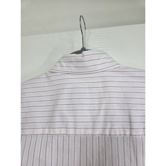 Old Frontier Clothing Co. Western Cream Red Stripe Club Collar Shirt Men's Small - Picture 12 of 14